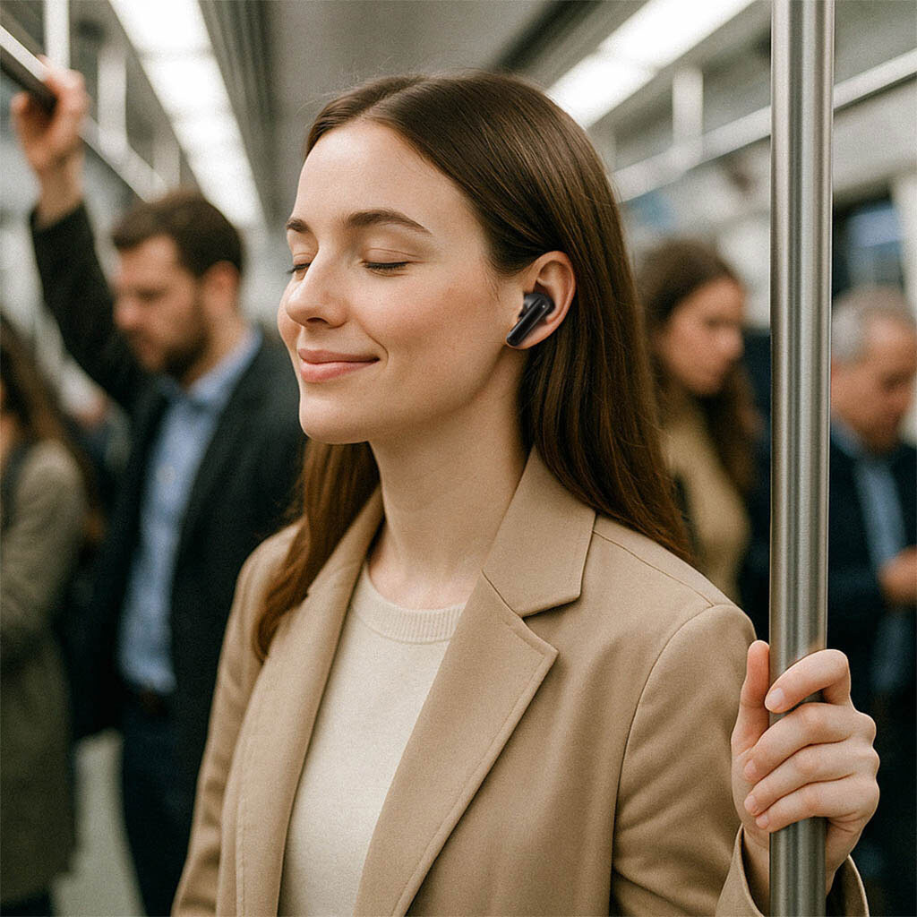 Bluetooth-гарнітура AceFast W5, Стерео, Чорний - № 7 Bluetooth-гарнітура AceFast W5, Стерео, Чорний - № 7