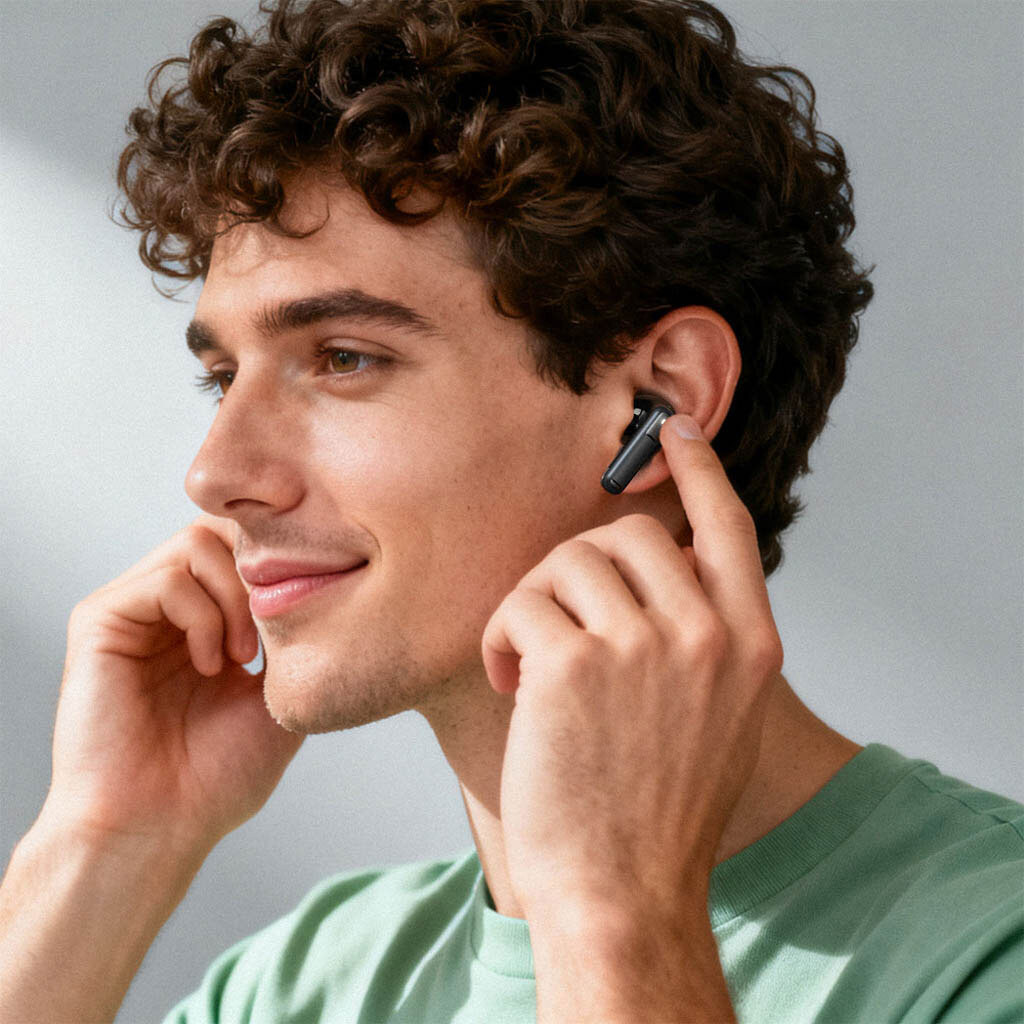 Bluetooth-гарнітура AceFast W7, Стерео, Чорний - № 5 Bluetooth-гарнітура AceFast W7, Стерео, Чорний - № 5