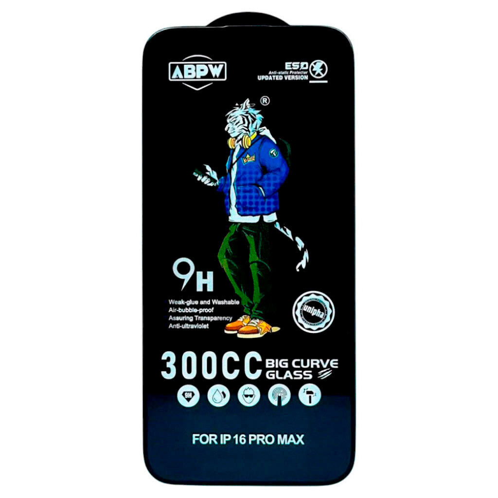 Защитное стекло Samsung Galaxy A37 5G / Galaxy A57 5G, ESD ABPW Tiger 300CC, Черный - № 1 Защитное стекло Samsung Galaxy A37 5G / Galaxy A57 5G, ESD ABPW Tiger 300CC, Черный - № 1