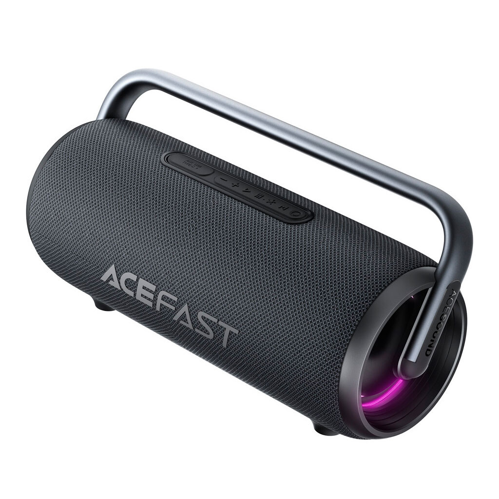Портативна колонка AceFast K2 Max, Чорний - № 1 Портативна колонка AceFast K2 Max, Чорний - № 1
