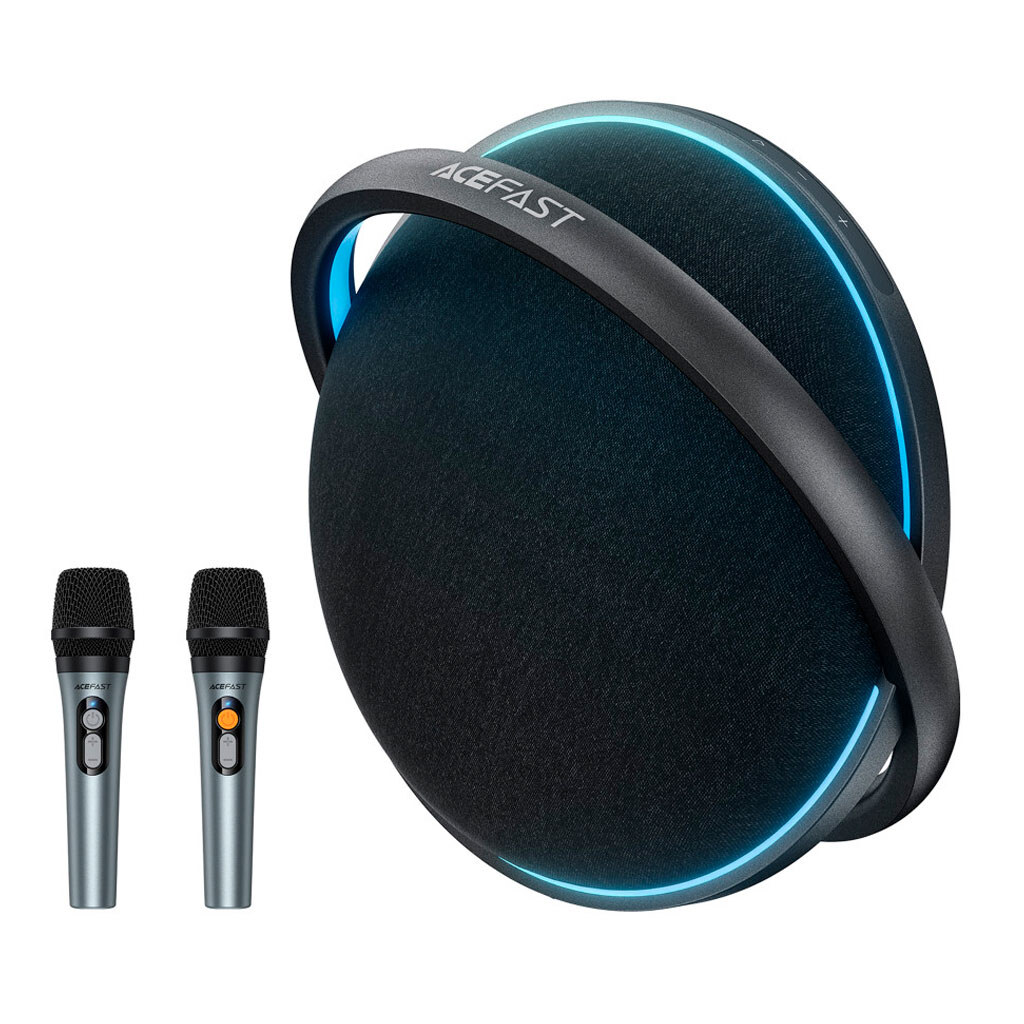 Портативная колонка AceFast K5 Max, Черный - № 1 Портативная колонка AceFast K5 Max, Черный - № 1