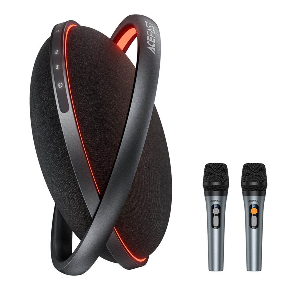 Портативная колонка AceFast K5 Max, Черный - № 5 Портативная колонка AceFast K5 Max, Черный - № 5