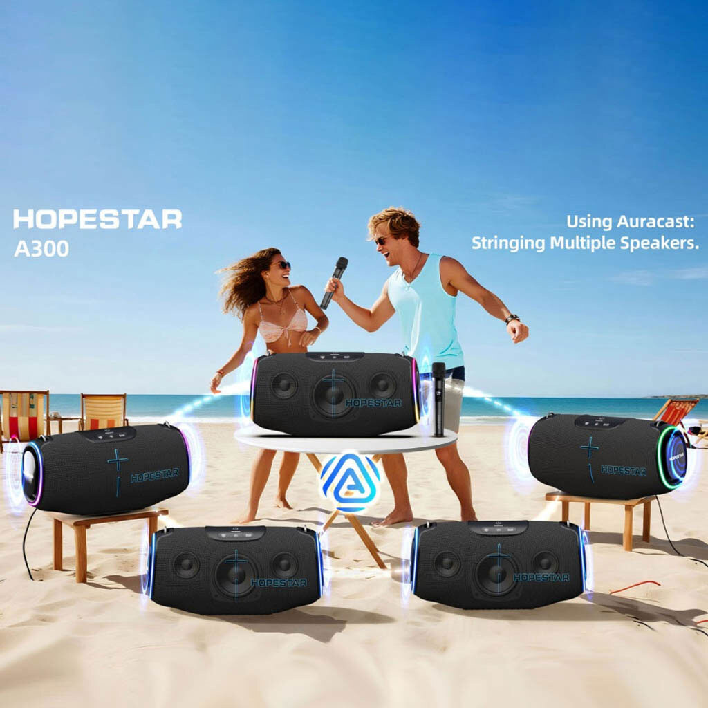 Портативная колонка Hopestar A300, Черный - № 4 Портативная колонка Hopestar A300, Черный - № 4