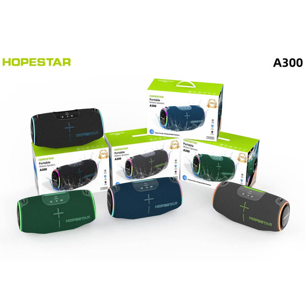 Портативная колонка Hopestar A300, Черный - № 7 Портативная колонка Hopestar A300, Черный - № 7
