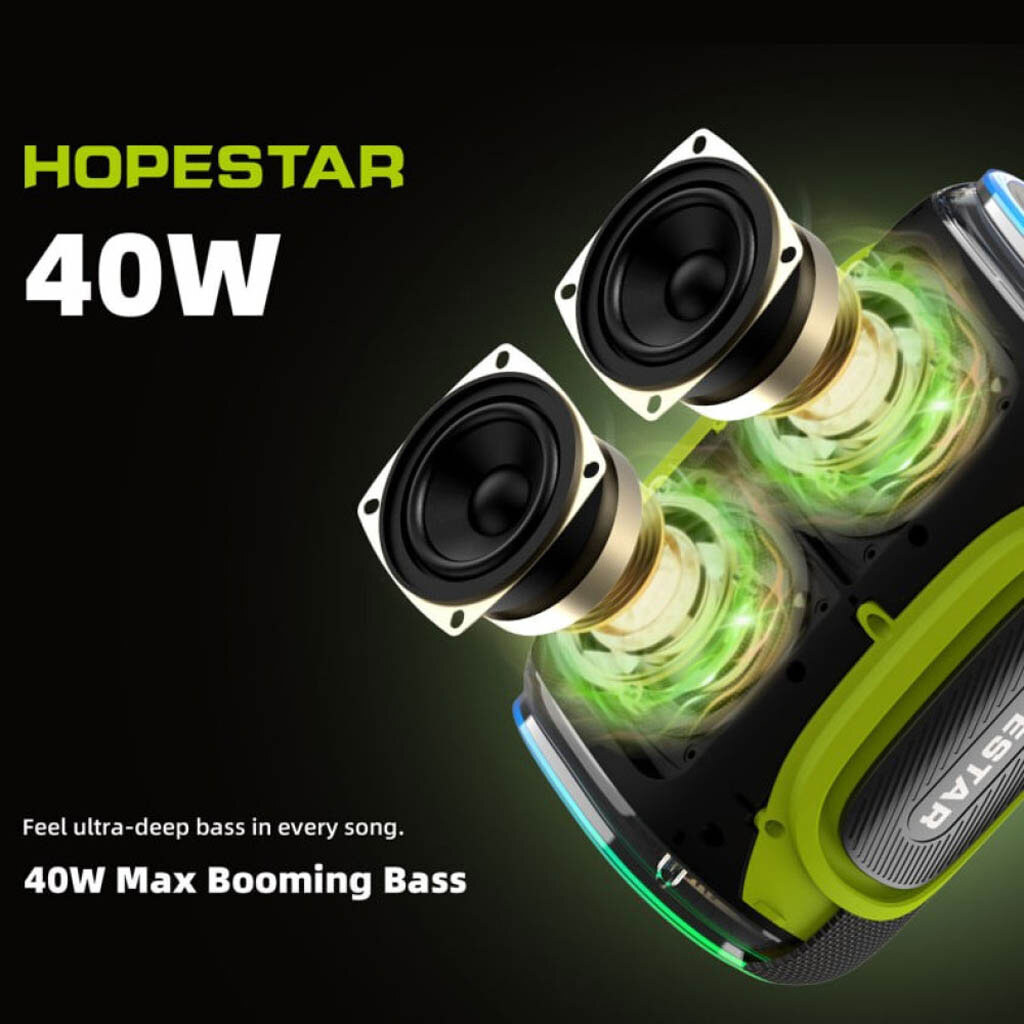 Портативная колонка Hopestar H57, Черный - № 7 Портативная колонка Hopestar H57, Черный - № 7