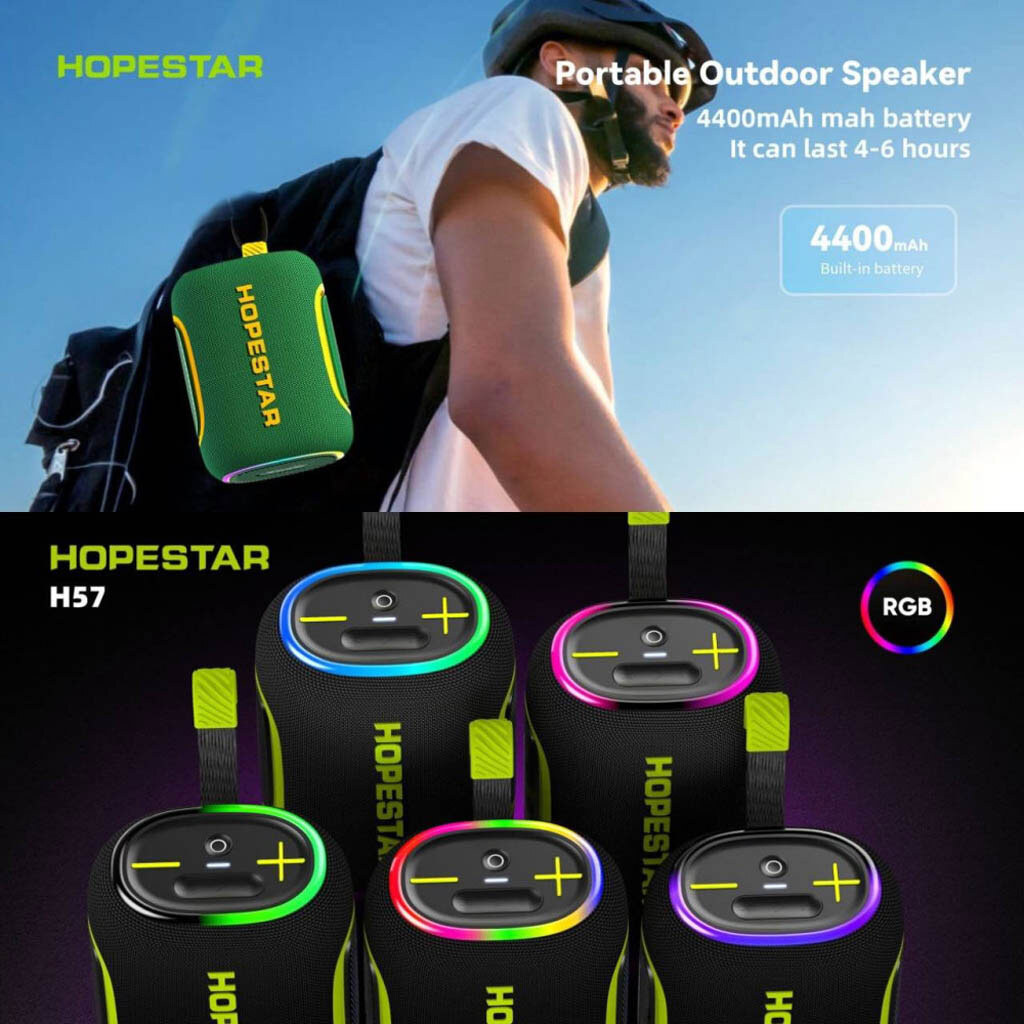 Портативная колонка Hopestar H57, Черный - № 8 Портативная колонка Hopestar H57, Черный - № 8