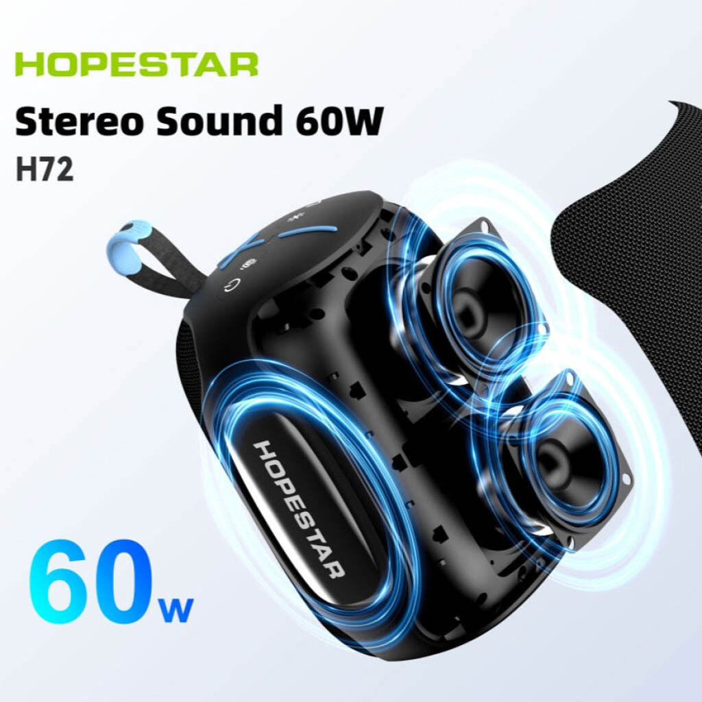 Портативная колонка Hopestar H72, Черный - № 5 Портативная колонка Hopestar H72, Черный - № 5