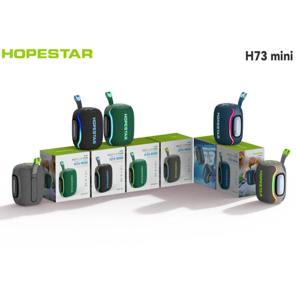 Портативная колонка Hopestar H73 Mini, Черный - № 9 Портативная колонка Hopestar H73 Mini, Черный - № 9