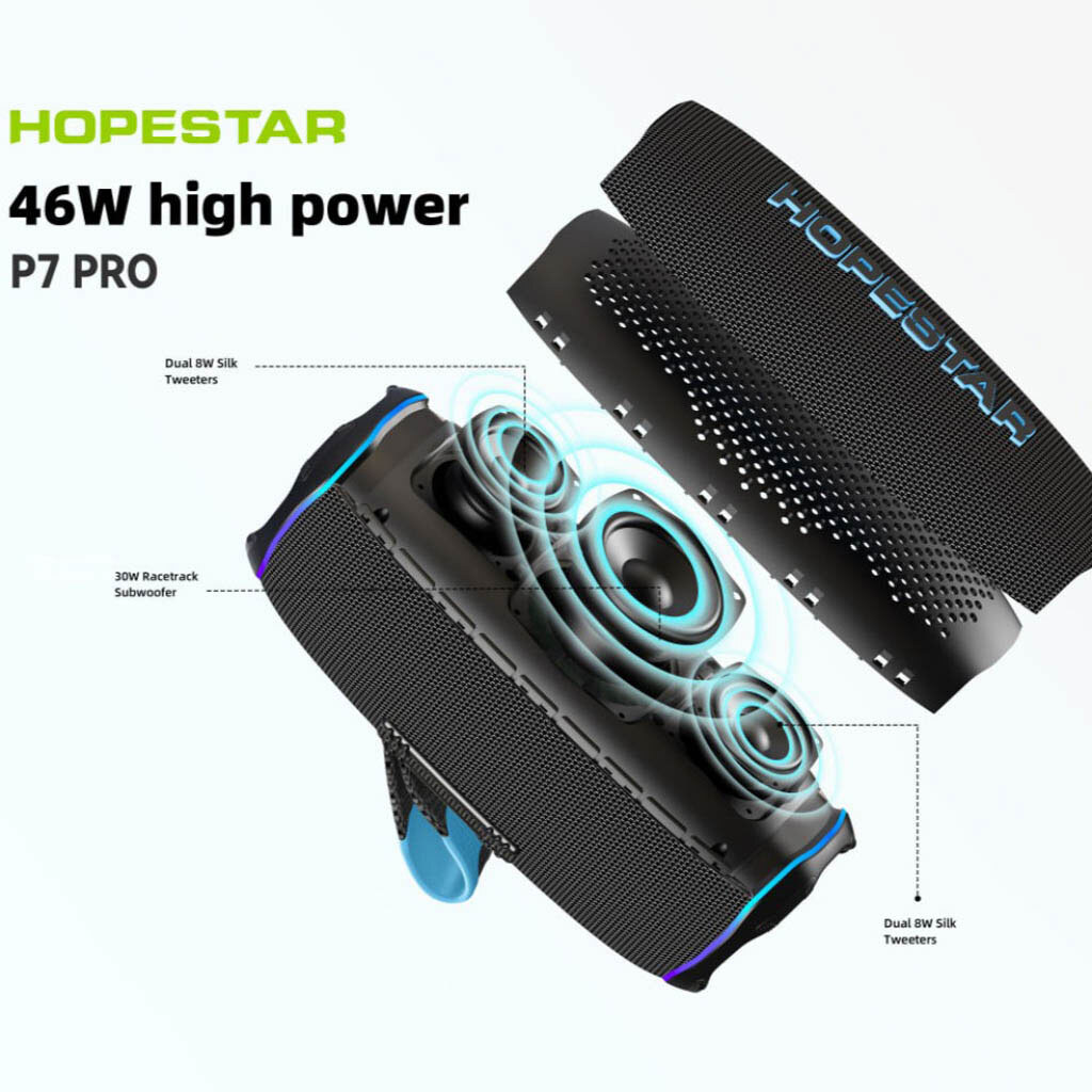 Портативная колонка Hopestar P7 Pro, Черный - № 4 Портативная колонка Hopestar P7 Pro, Черный - № 4