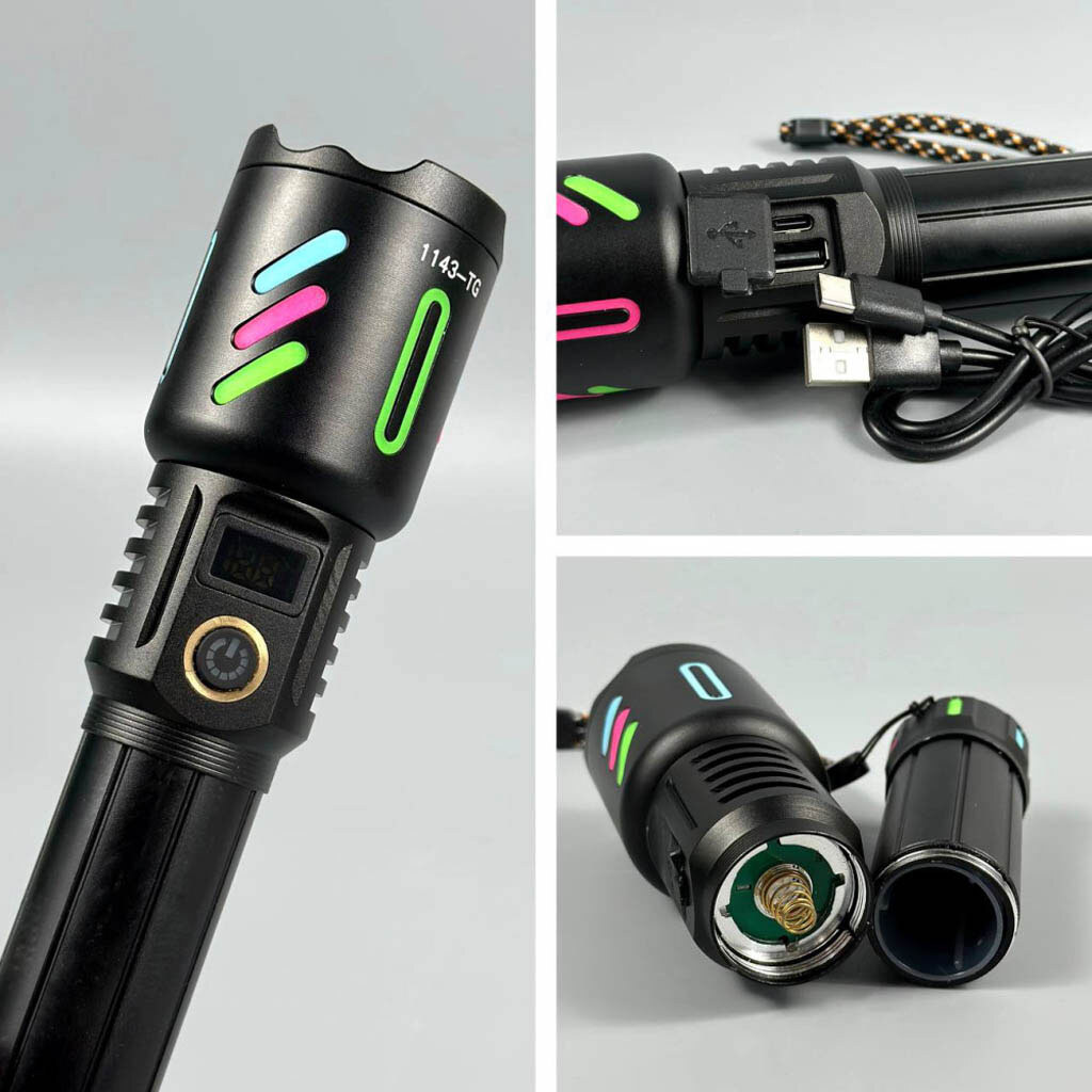 Фонарик PM10-TG, Черный - № 2 Фонарик PM10-TG, Черный - № 2