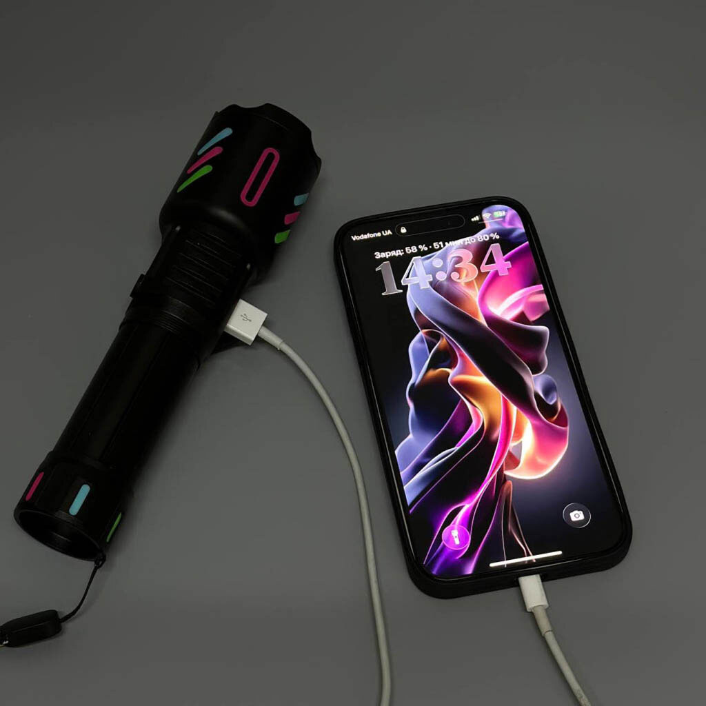 Фонарик PM10-TG, Черный - № 5 Фонарик PM10-TG, Черный - № 5