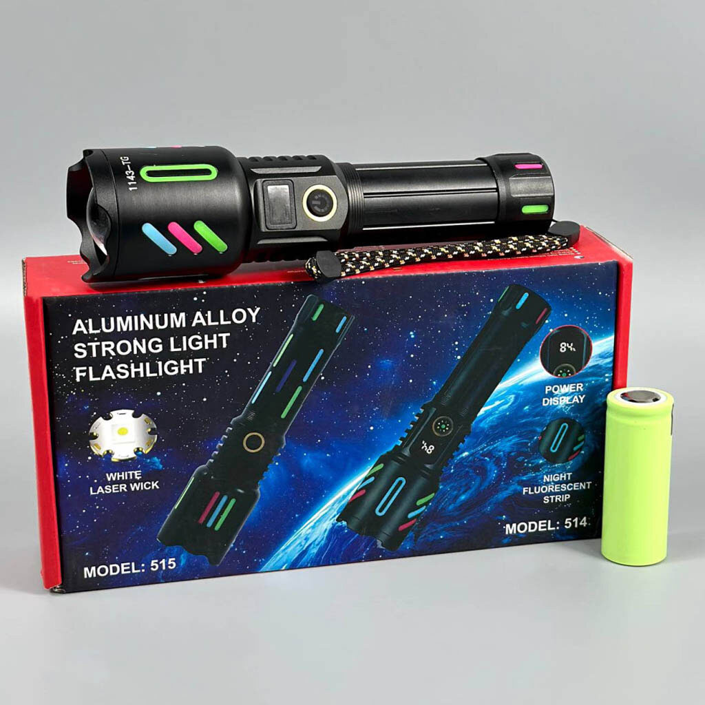 Фонарик PM10-TG, Черный - № 6 Фонарик PM10-TG, Черный - № 6