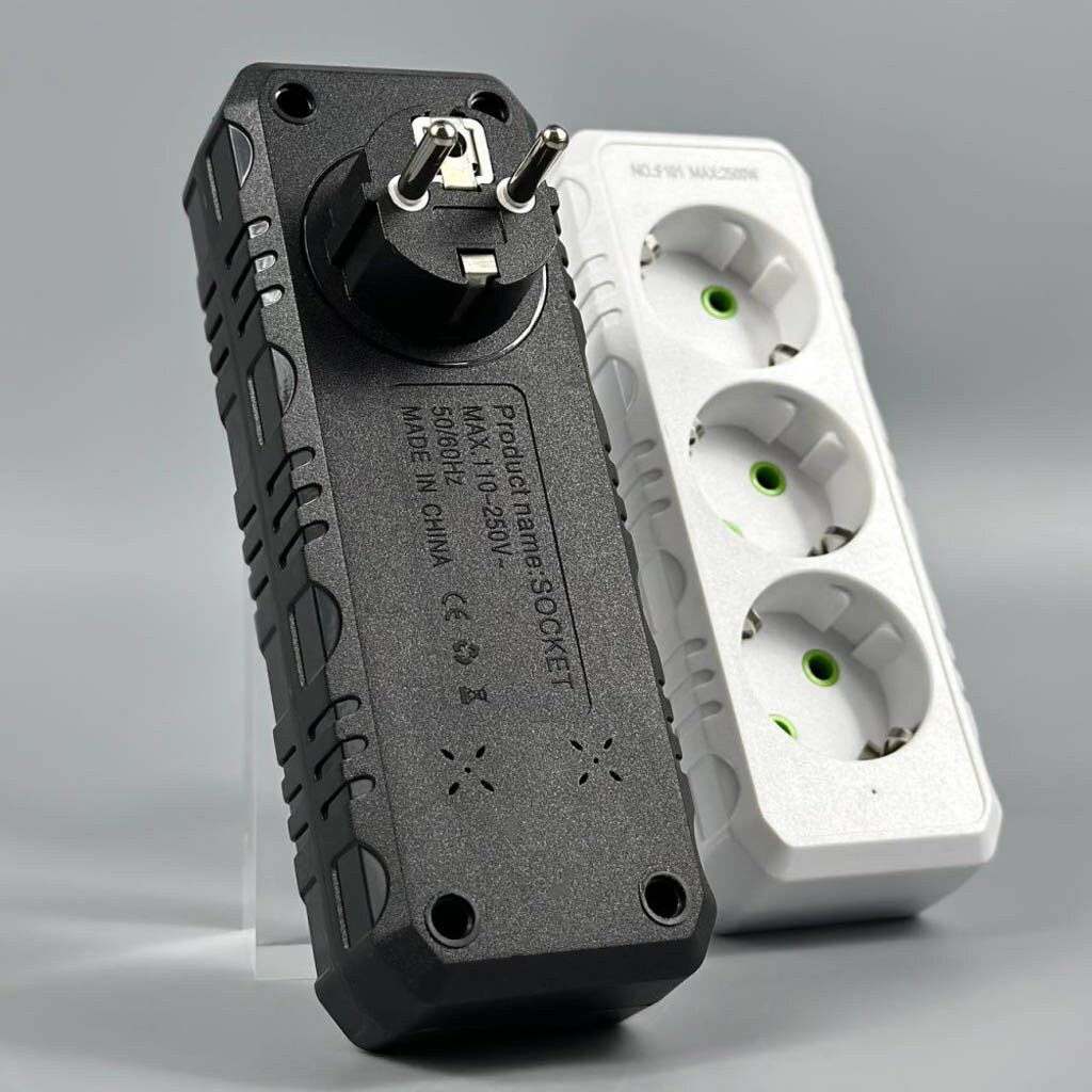 Сетевой разветвитель F101, Белый - № 4 Сетевой разветвитель F101, Белый - № 4