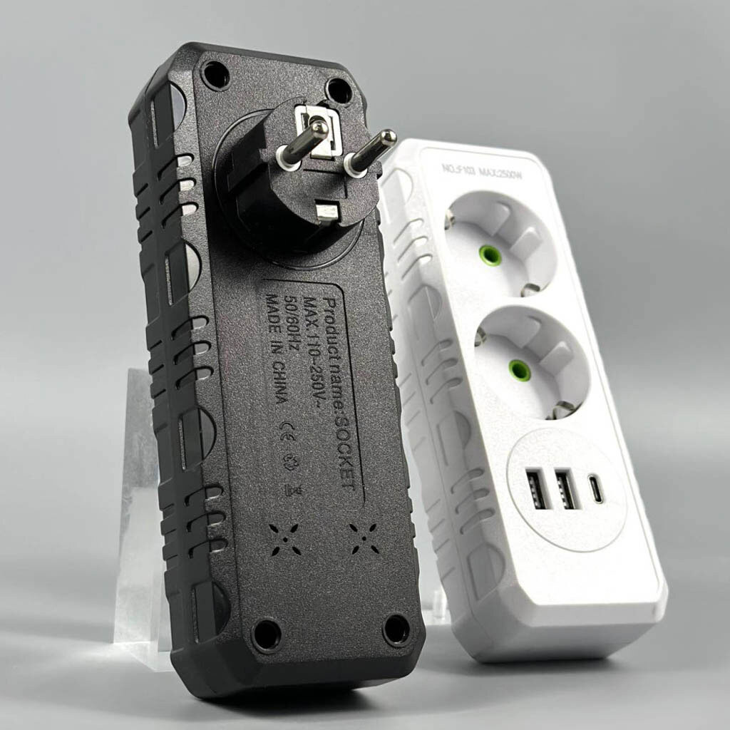 Розгалужувач мережі F103, Чорний - № 4 Розгалужувач мережі F103, Чорний - № 4