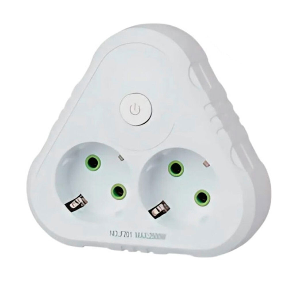 Сетевой разветвитель F201, Белый - № 1 Сетевой разветвитель F201, Белый - № 1