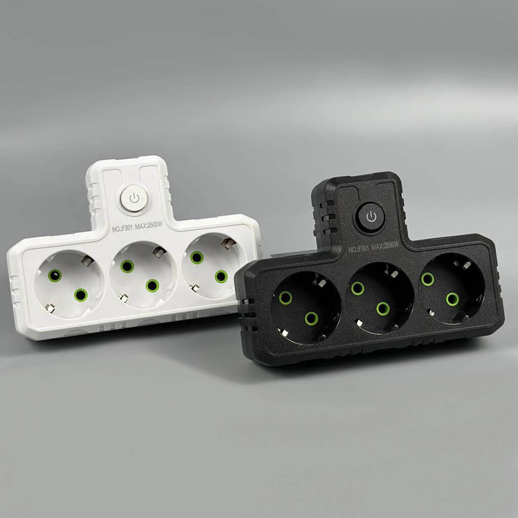 Розгалужувач мережі F301, Чорний - № 3 Розгалужувач мережі F301, Чорний - № 3