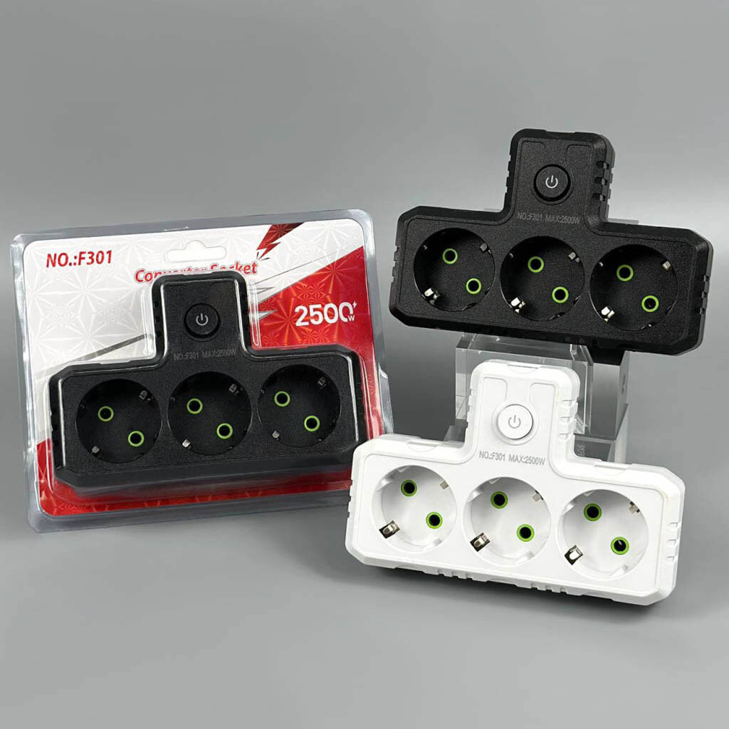 Розгалужувач мережі F301, Чорний - № 5 Розгалужувач мережі F301, Чорний - № 5