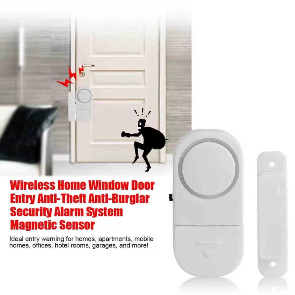 Мини-сигнализация для окон и дверей Window Alarm, Белый - № 2 Мини-сигнализация для окон и дверей Window Alarm, Белый - № 2