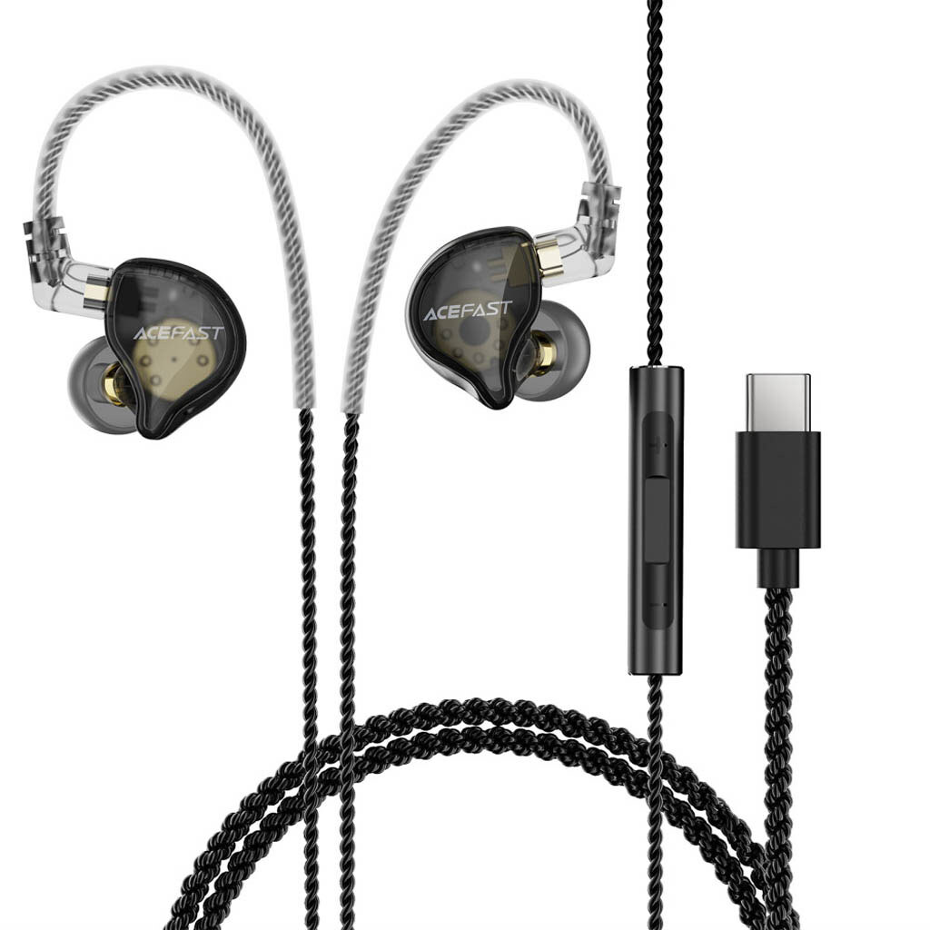 Наушники AceFast L11, С микрофоном, Черный - № 2 Наушники AceFast L11, С микрофоном, Черный - № 2