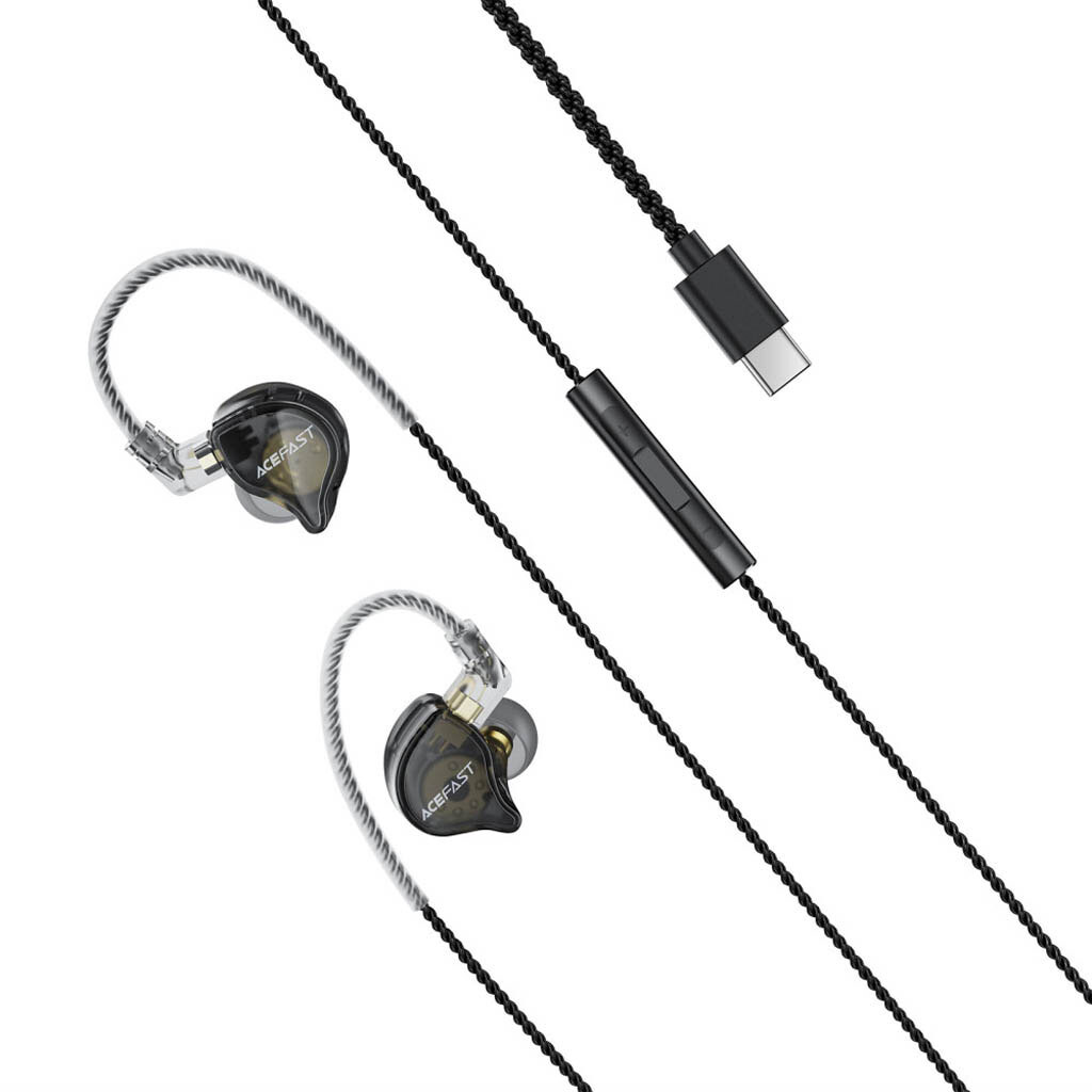 Наушники AceFast L11, С микрофоном, Черный - № 4 Наушники AceFast L11, С микрофоном, Черный - № 4