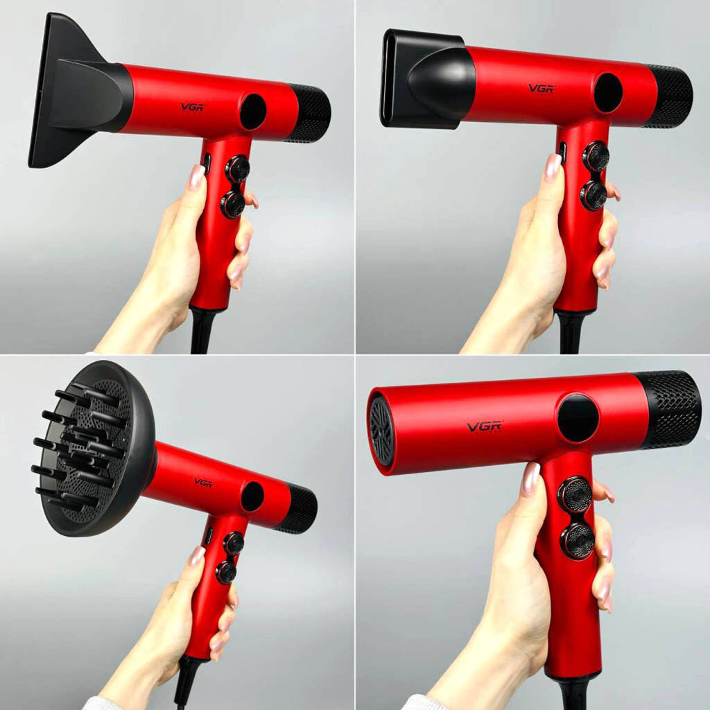 Фен VGR V-401, Чорний - № 7 Фен VGR V-401, Чорний - № 7