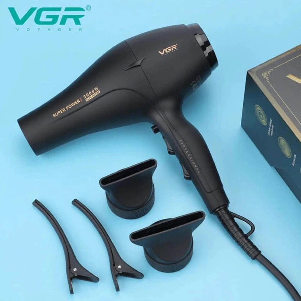 Фен VGR V-406, Чорний - № 2 Фен VGR V-406, Чорний - № 2