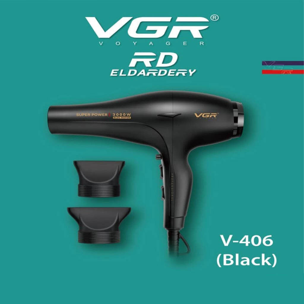 Фен VGR V-406, Чорний - № 4 Фен VGR V-406, Чорний - № 4