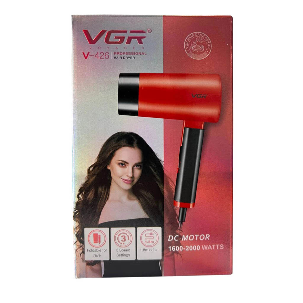 Фен VGR V-426, Червоний - № 8 Фен VGR V-426, Червоний - № 8