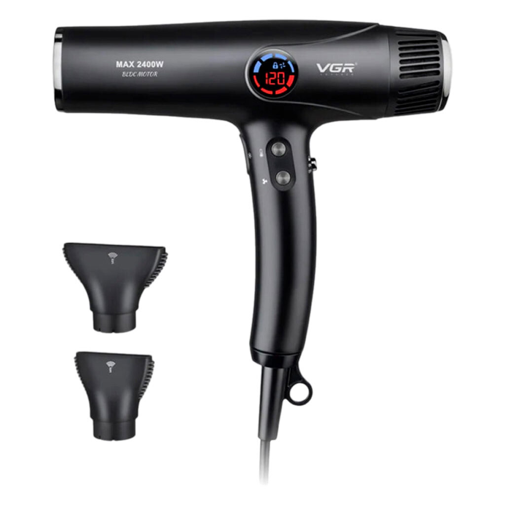 Фен VGR V-469, Чорний - № 1 Фен VGR V-469, Чорний - № 1