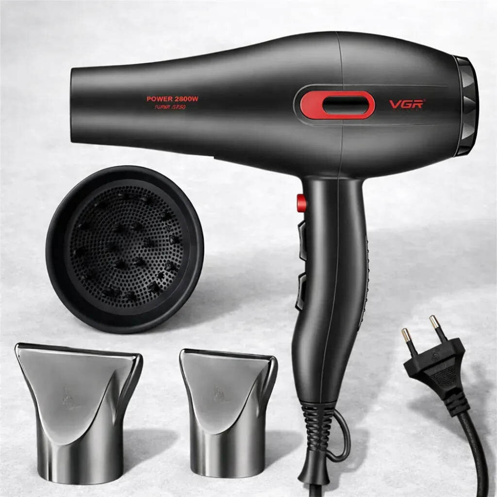 Фен VGR V-471, Чорний - № 3 Фен VGR V-471, Чорний - № 3