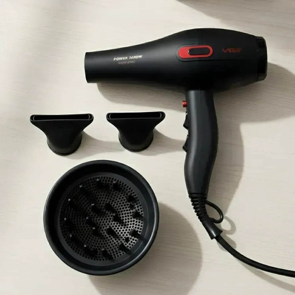 Фен VGR V-471, Чорний - № 4 Фен VGR V-471, Чорний - № 4