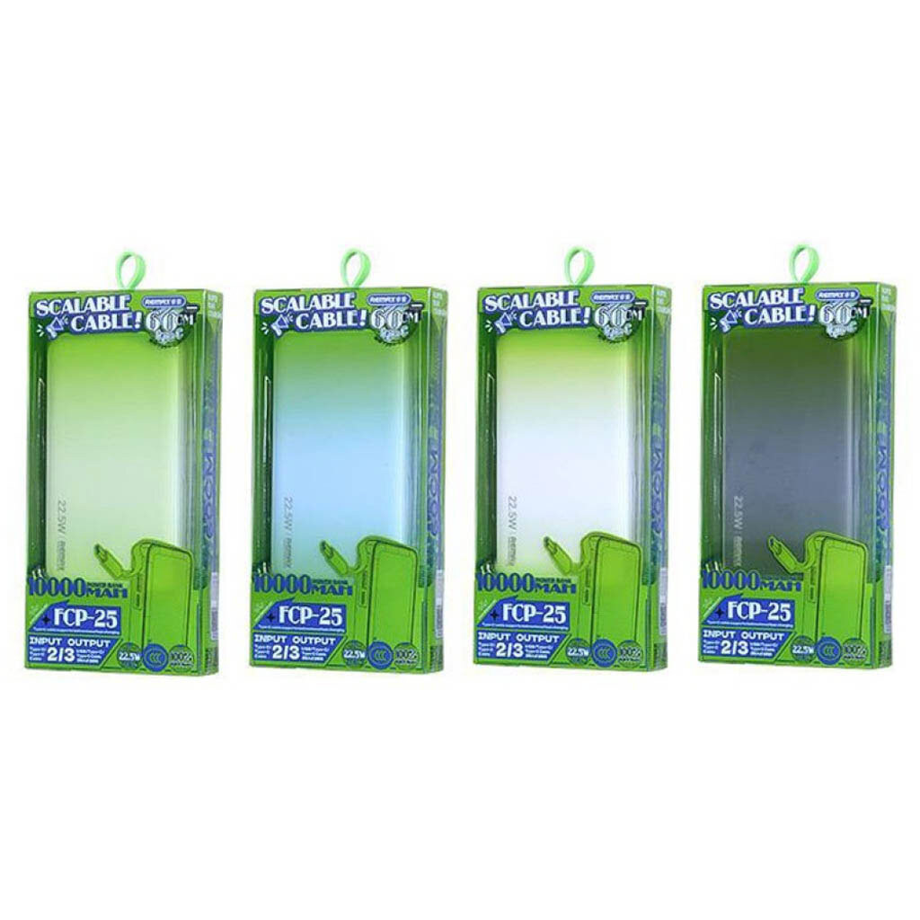 Портативная батарея (Power Bank) Remax FCP-25, 10000 mAh, Серый - № 3 Портативная батарея (Power Bank) Remax FCP-25, 10000 mAh, Серый - № 3