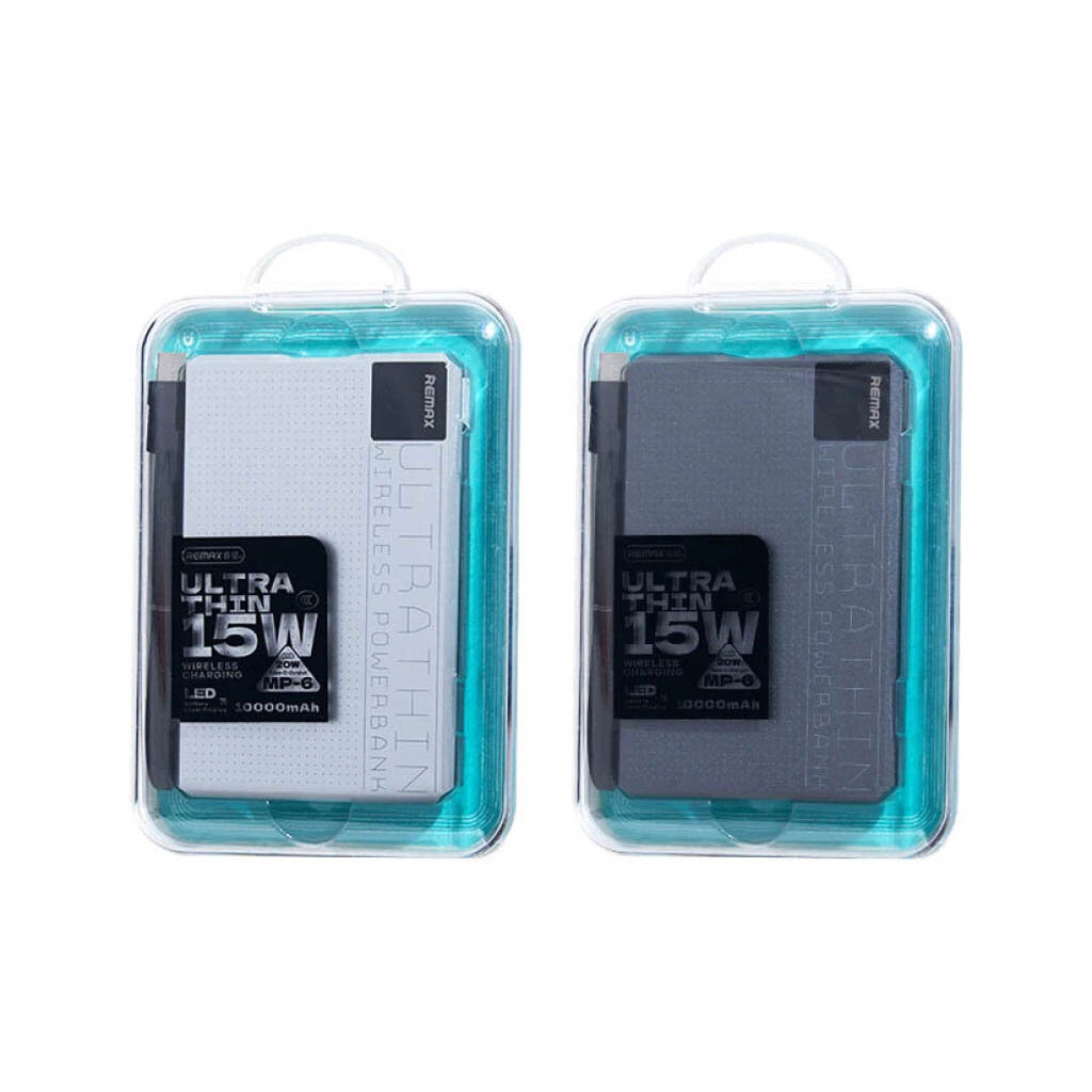 Портативная батарея (Power Bank) Remax MP-6, 10000 mAh, Серый - № 6 Портативная батарея (Power Bank) Remax MP-6, 10000 mAh, Серый - № 6