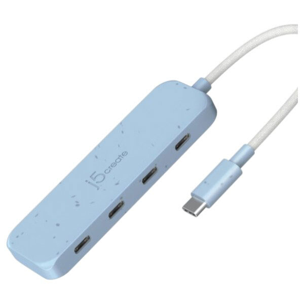 USB-хаб J5create JCH345EC-N, Блакитний - № 2 USB-хаб J5create JCH345EC-N, Блакитний - № 2