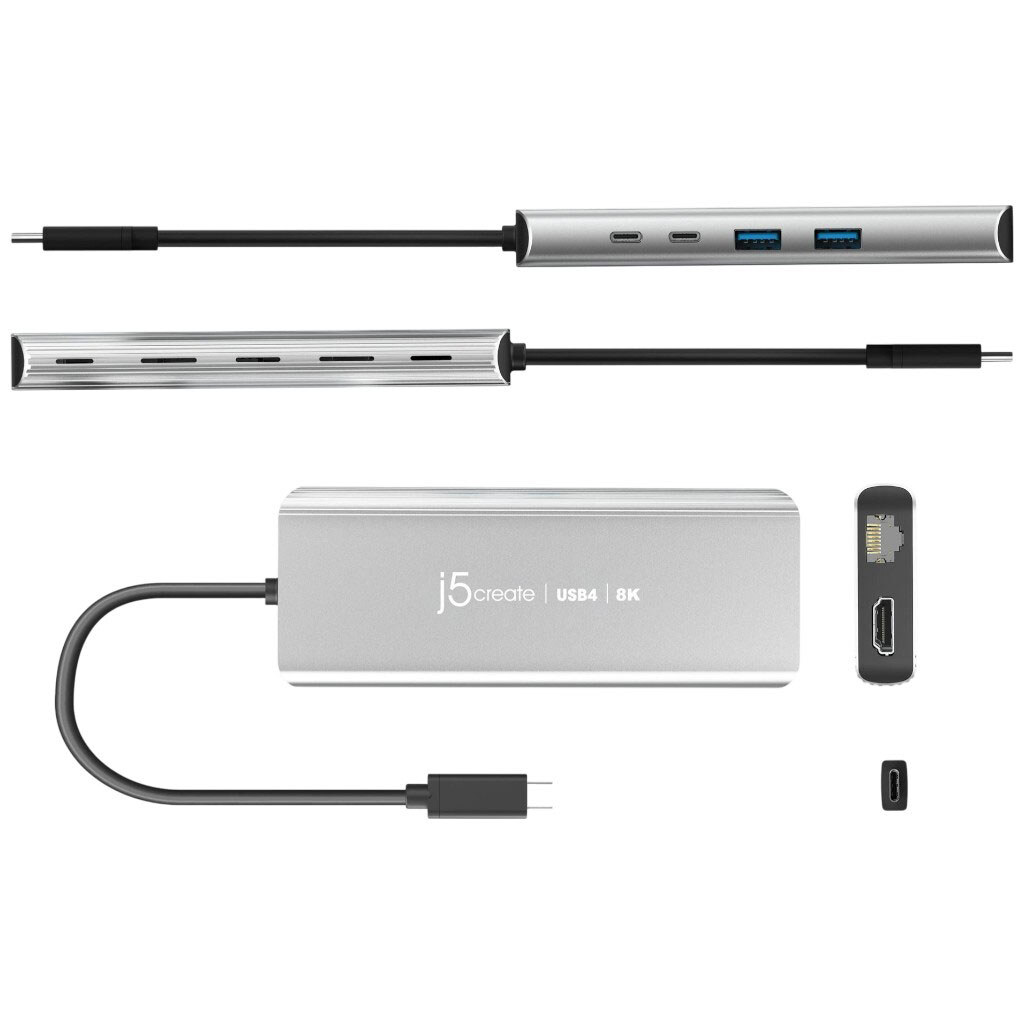 USB-хаб J5create JCD403-N, Сірий - № 3 USB-хаб J5create JCD403-N, Сірий - № 3