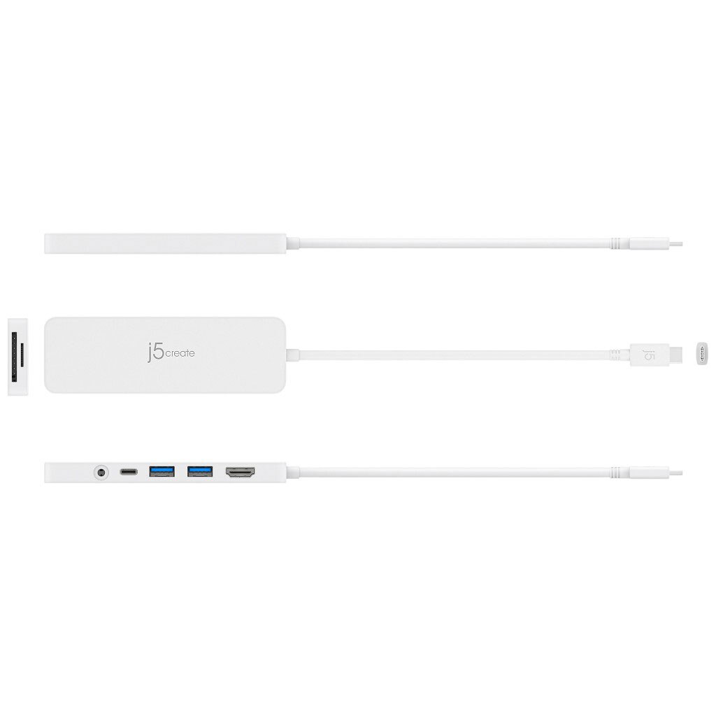 USB-хаб J5create JCD373-N, Белый - № 3 USB-хаб J5create JCD373-N, Белый - № 3