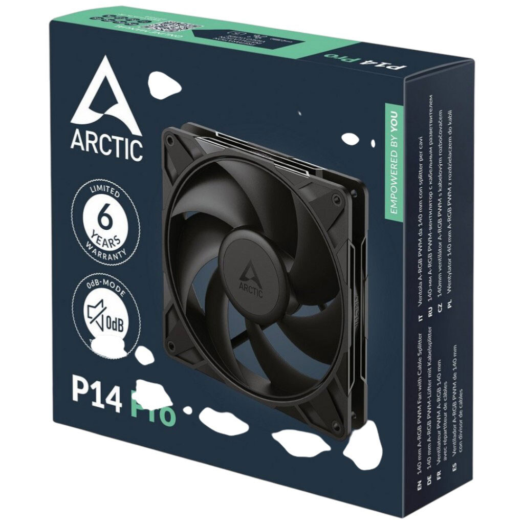 Вентилятор Arctic P14 Pro, Черный - № 5 Вентилятор Arctic P14 Pro, Черный - № 5