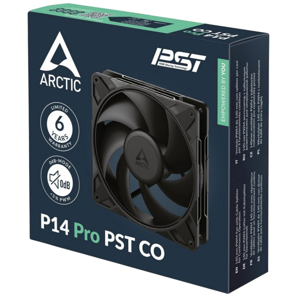 Вентилятор Arctic P14 Pro PST CO, Черный - № 5 Вентилятор Arctic P14 Pro PST CO, Черный - № 5