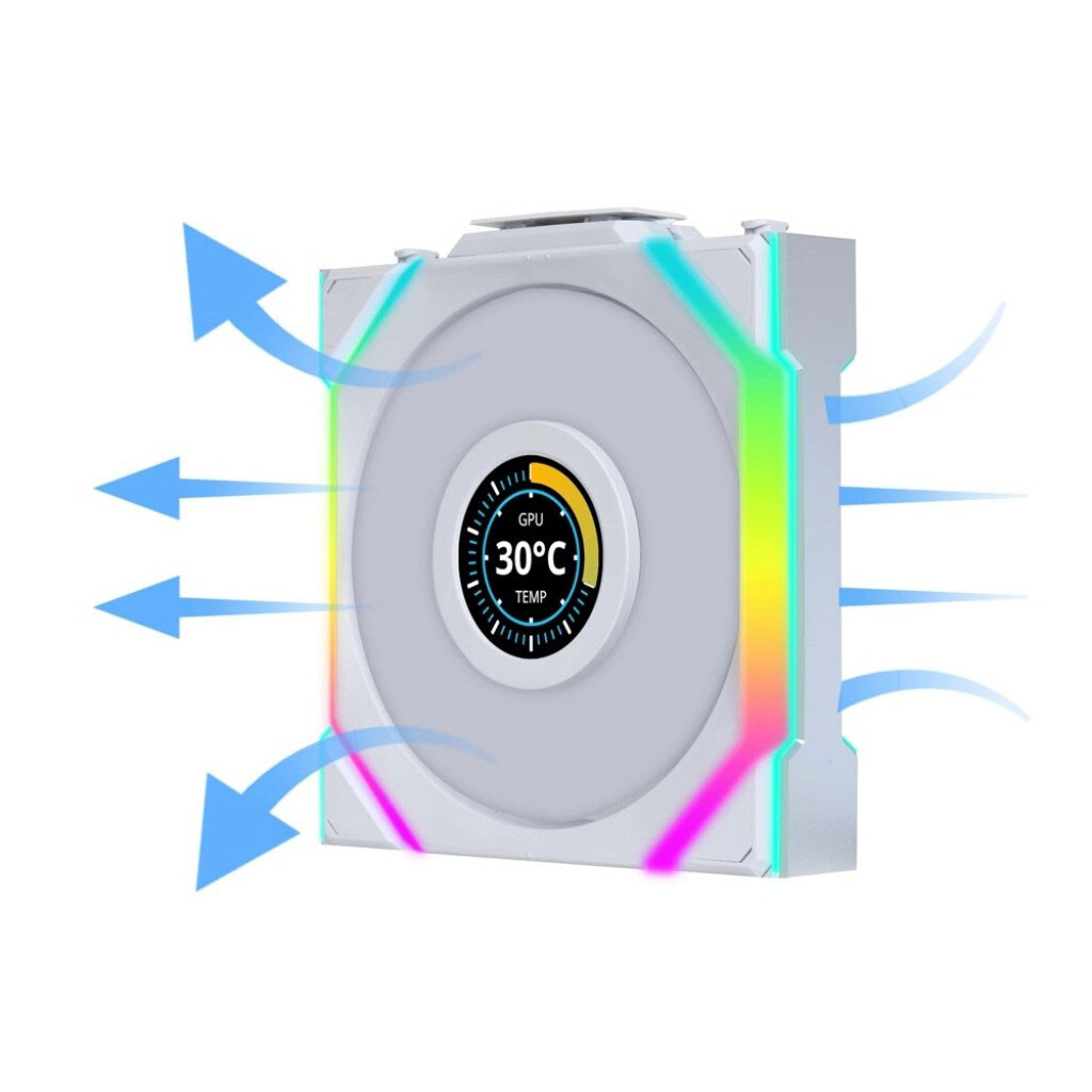 Вентилятор Lian Li Uni Fan SL, Белый - № 7 Вентилятор Lian Li Uni Fan SL, Белый - № 7