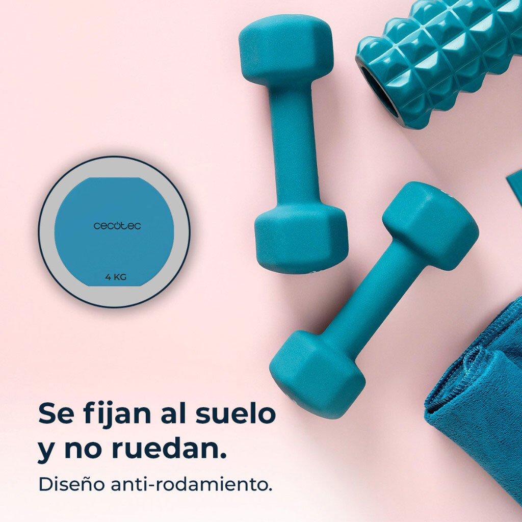 Гантели Cecotec Drumfit 500 DoubleNeo, Голубой - № 3 Гантели Cecotec Drumfit 500 DoubleNeo, Голубой - № 3