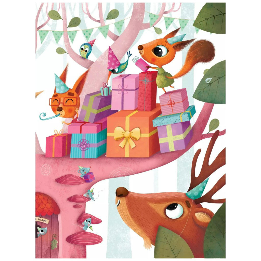 Книга "День народження білочки", Сільві Мішлен, Амандін Піу, Vivat - № 4 Книга "День народження білочки", Сільві Мішлен, Амандін Піу, Vivat - № 4