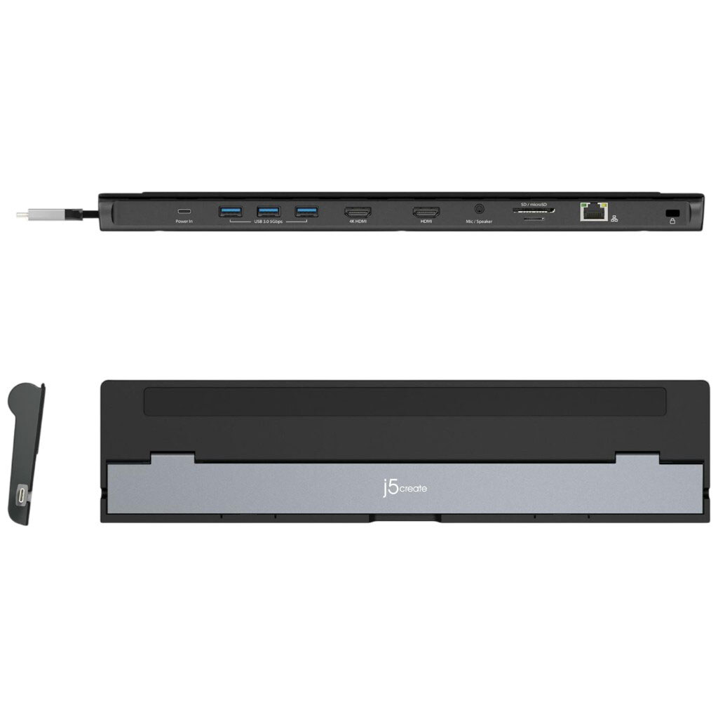 Док-станція J5create JCD542-N, Чорний - № 5 Док-станція J5create JCD542-N, Чорний - № 5