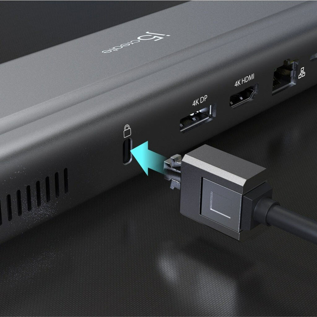 Док-станція J5create JCD552-N, Сірий - № 8 Док-станція J5create JCD552-N, Сірий - № 8