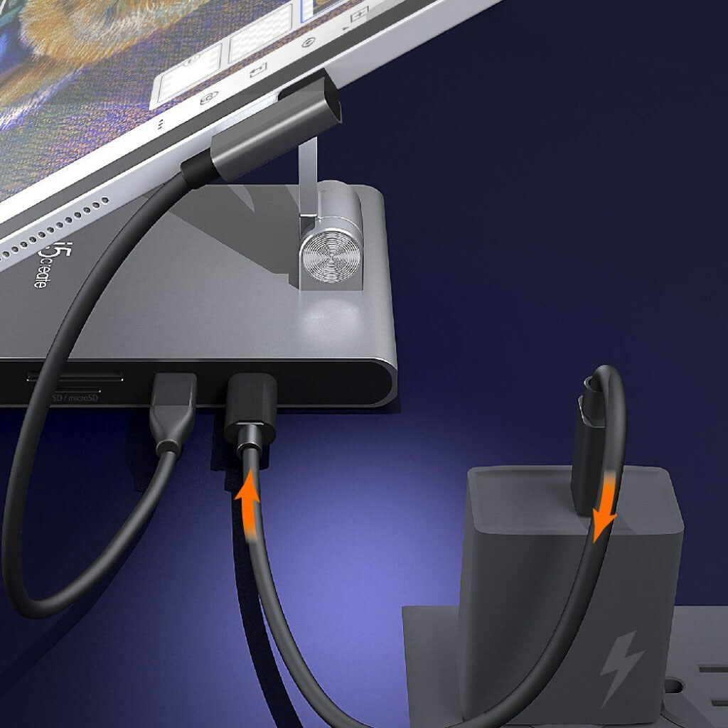 Док-станція J5create JTS224-N, Сірий - № 7 Док-станція J5create JTS224-N, Сірий - № 7