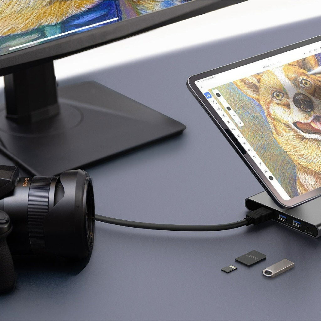 Док-станція J5create JTS224-N, Сірий - № 8 Док-станція J5create JTS224-N, Сірий - № 8