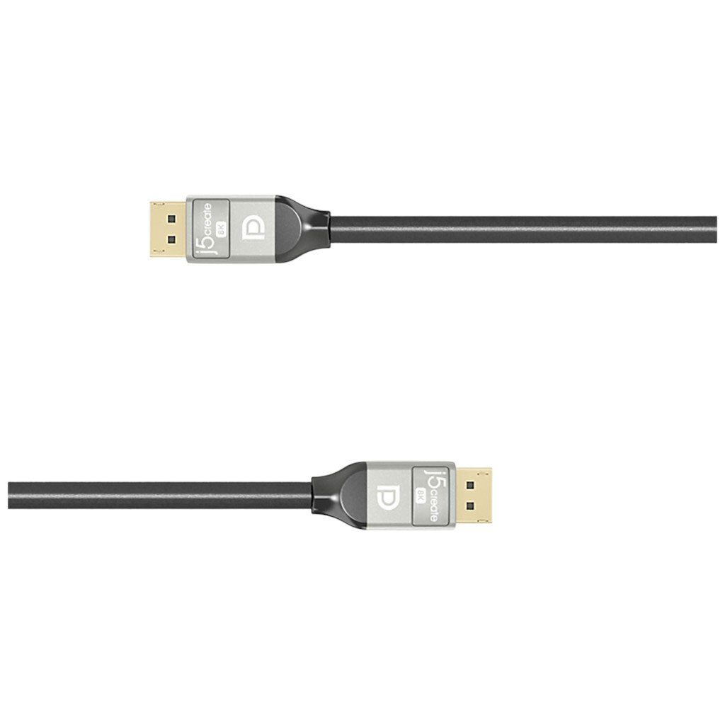 Кабель J5create JDC43-N, DisplayPort, 2.0 м., Черный - № 2 Кабель J5create JDC43-N, DisplayPort, 2.0 м., Черный - № 2