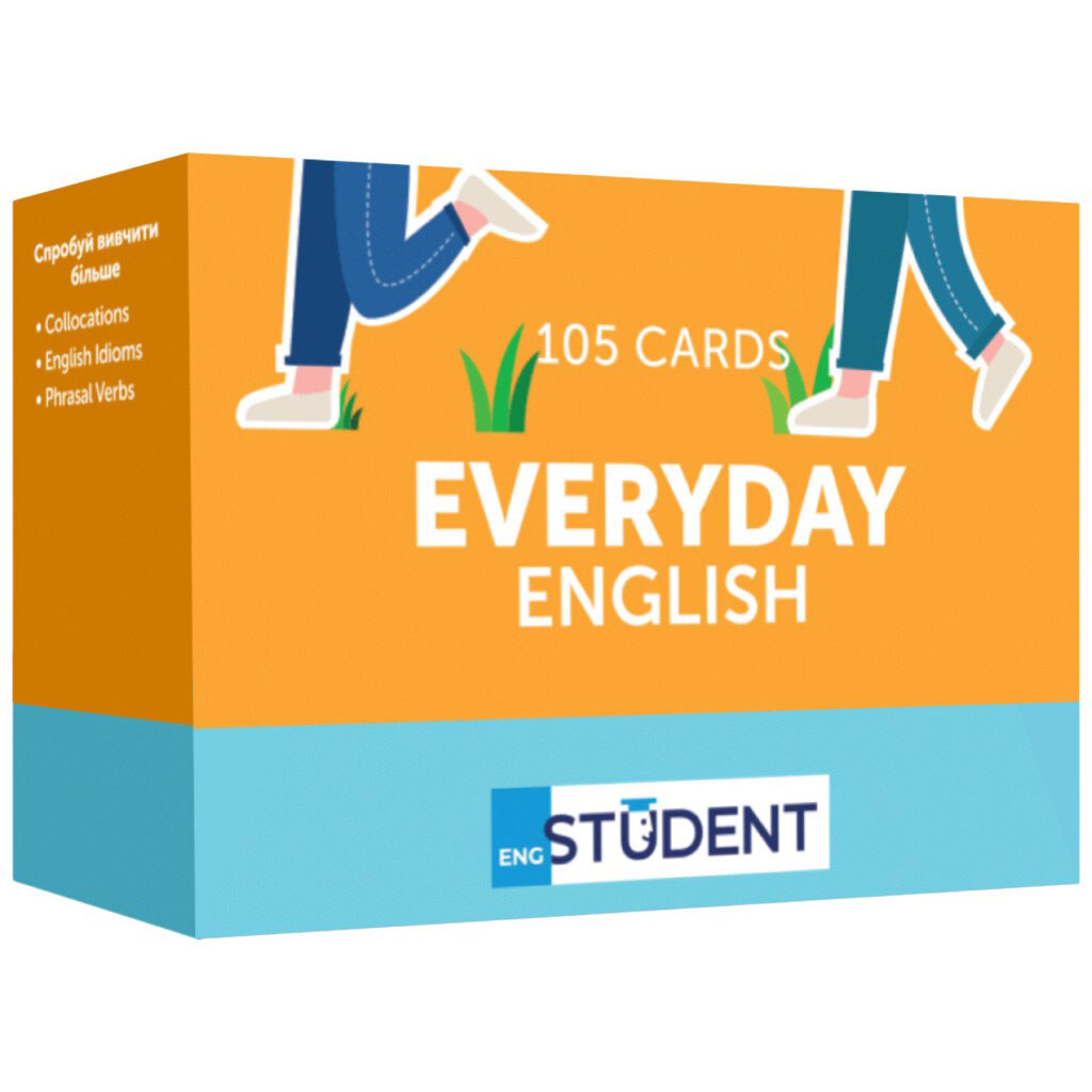 Карточки для изучения английского языка "Everyday English", English Student - № 1 Карточки для изучения английского языка "Everyday English", English Student - № 1