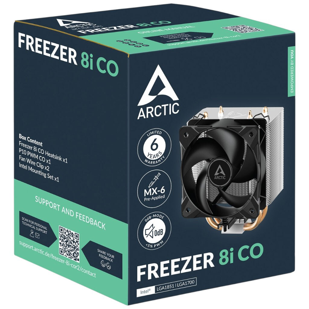Кулер процессорный Arctic Freezer 8i, Черный - № 5 Кулер процессорный Arctic Freezer 8i, Черный - № 5