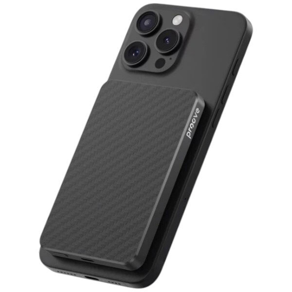 Портативная батарея (Power Bank) Proove Carbon Slim, 5000 mAh, Черный - № 3 Портативная батарея (Power Bank) Proove Carbon Slim, 5000 mAh, Черный - № 3