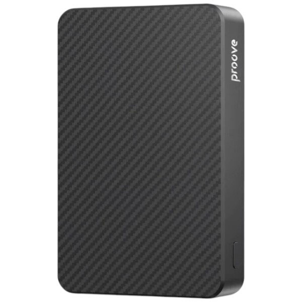 Портативная батарея (Power Bank) Proove Carbon Slim, 10000 mAh, Черный - № 1 Портативная батарея (Power Bank) Proove Carbon Slim, 10000 mAh, Черный - № 1